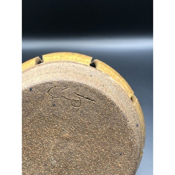 Vintage Pottery Bowl 1977 Handmade Artist signature‎ 4” - Picture 4 of 4